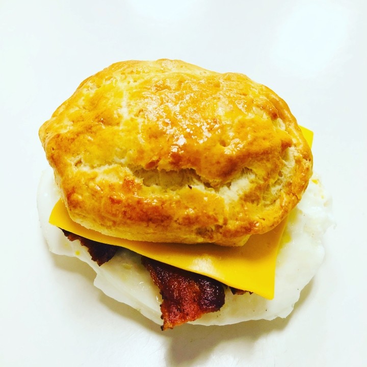 Biscuit Sandwich: Bacon, Egg, & Cheese