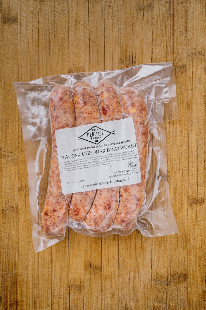 Bacon & Cheddar Bratwurst