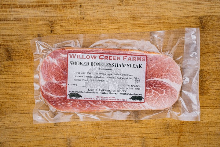 Willow Creek Smoked Boneless Ham Steak