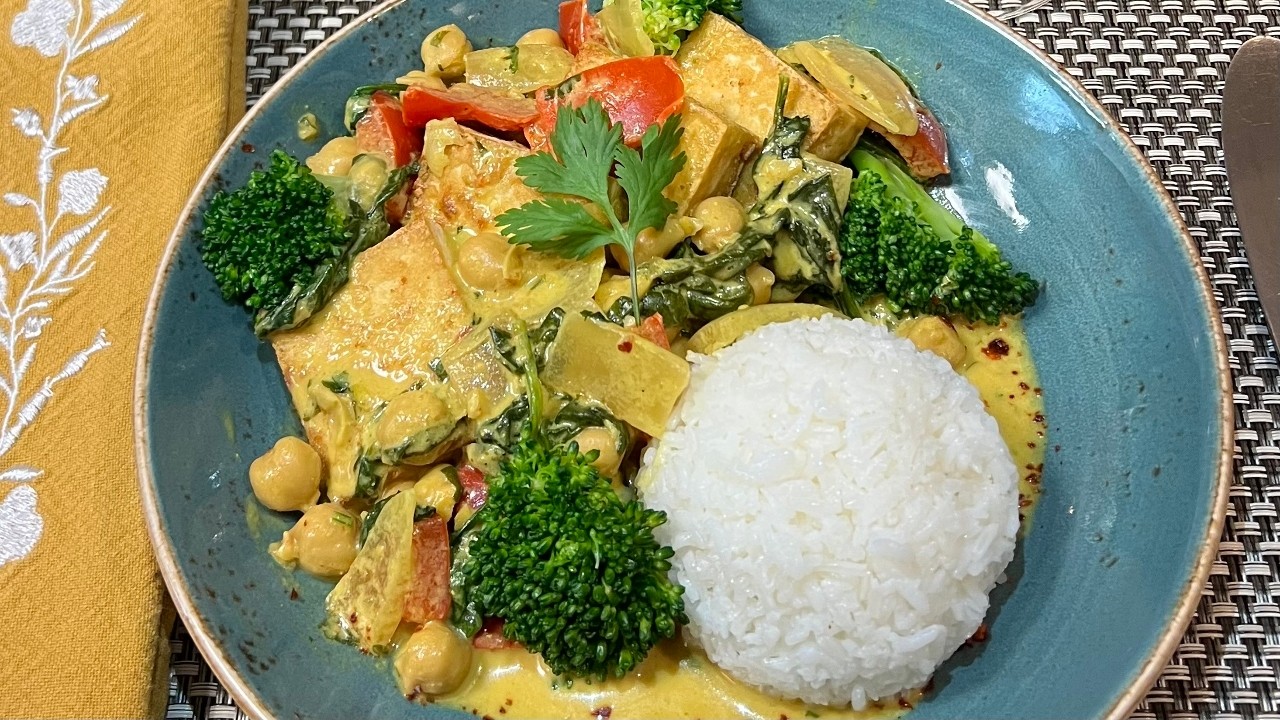 Coconut Curry Tofu  & Jasmine Rice