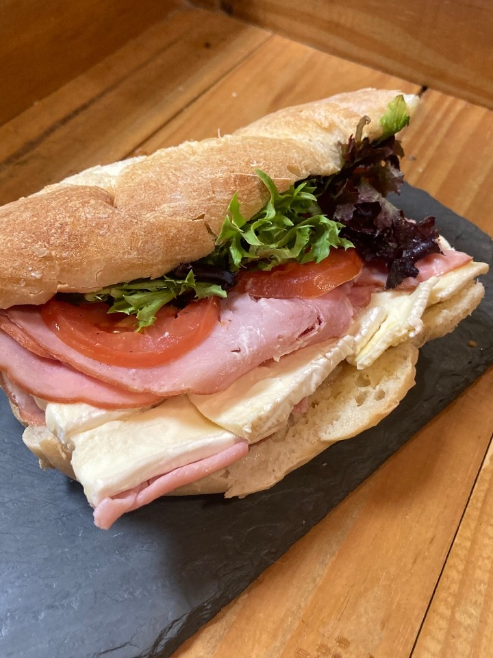 Ham & Brie on a House-Made Baguette