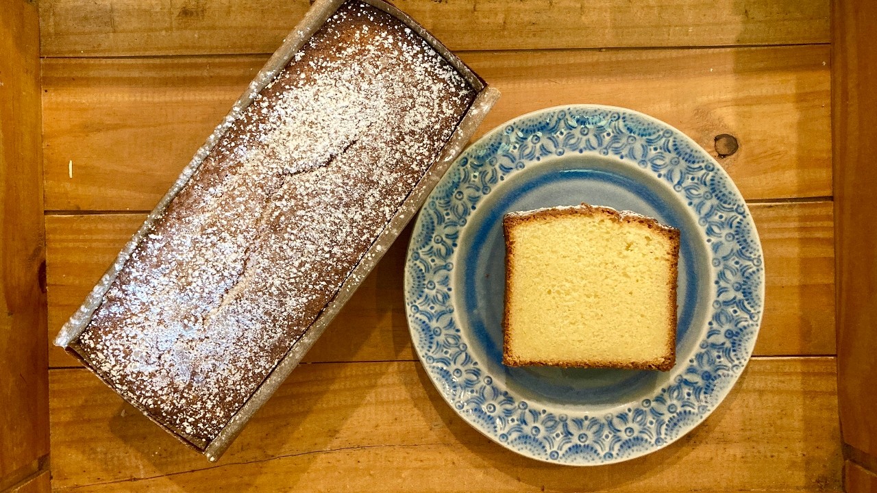 Vanilla Browned Butter Pound Cake Slice