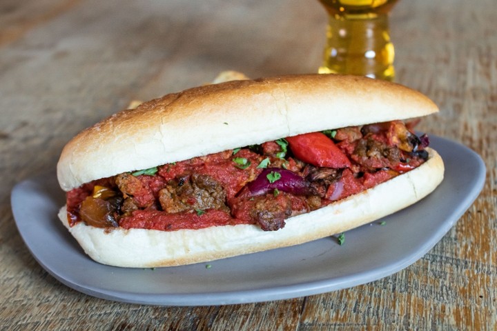 Vegan Sausage Sandwich