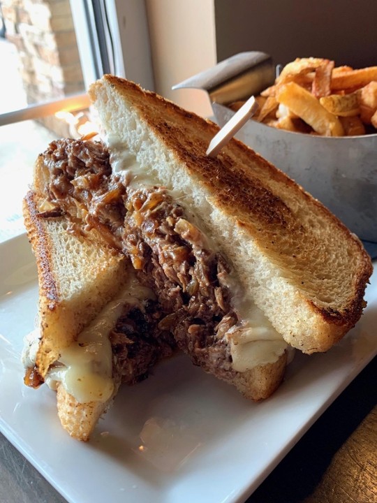 Smoked Brisket Patty Melt