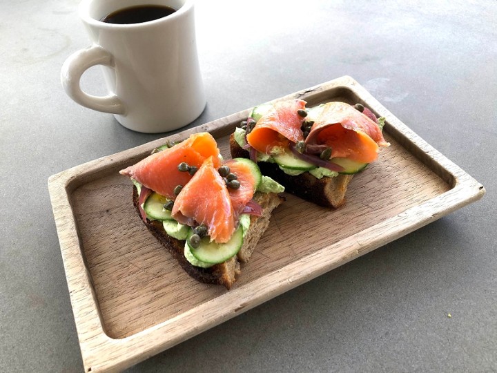 Smoked Salmon Tartine