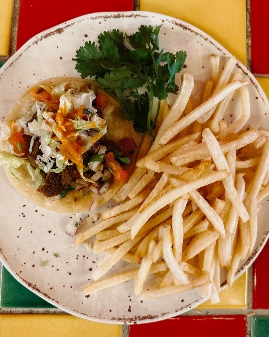 Grilled Chicken Taco + Fries