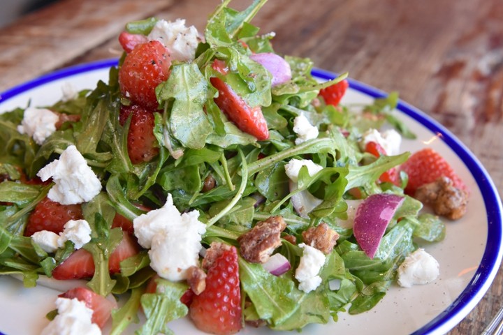 STRAWBERRY + ARUGULA SALAD