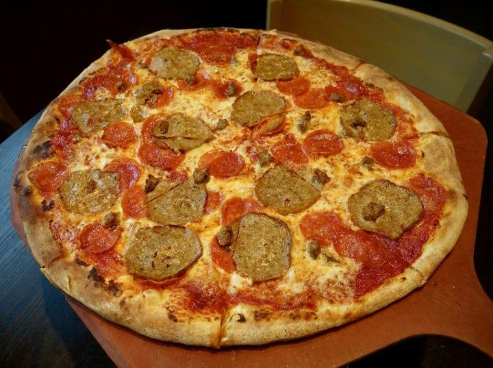 16" 3 Meat Pizza