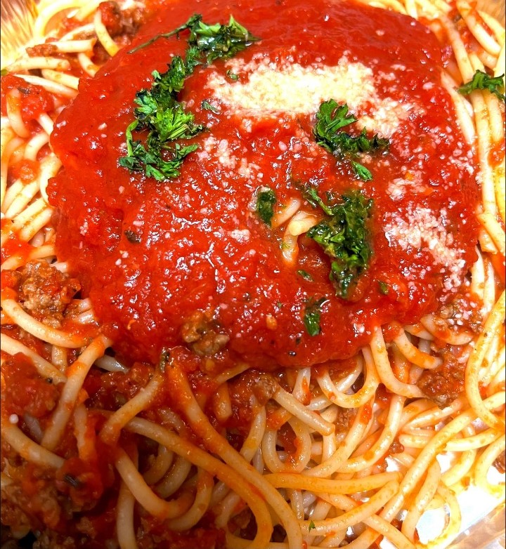 D Spaghetti & Meat Sauce