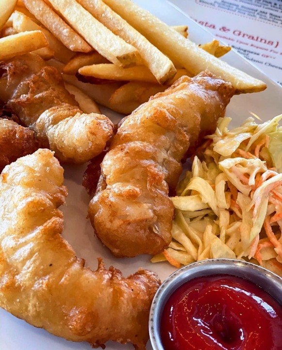 Beer Battered Fish & Chips