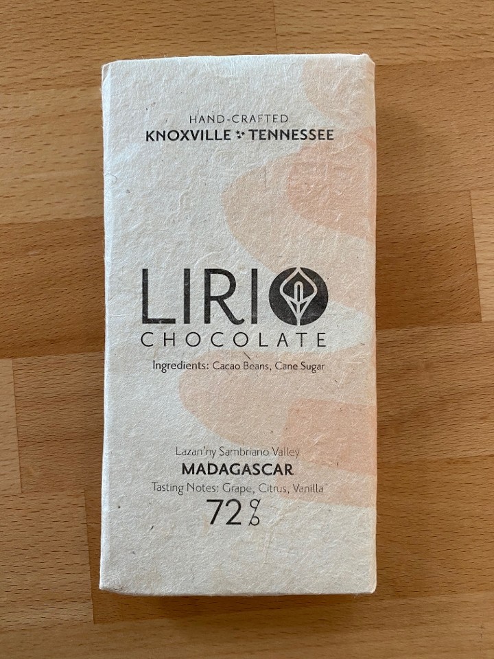 Lirio Chocolate Bar - Madagascar 72%