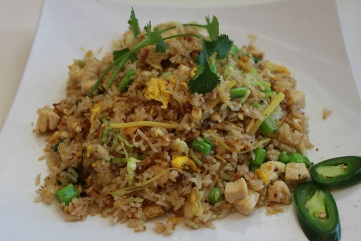 Salted Fish and Chicken Fried Rice