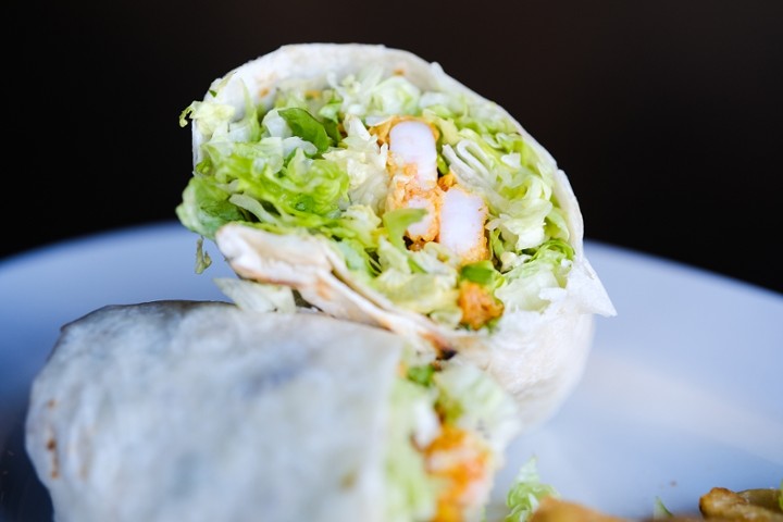 Crispy Tavern Shrimp Wrap