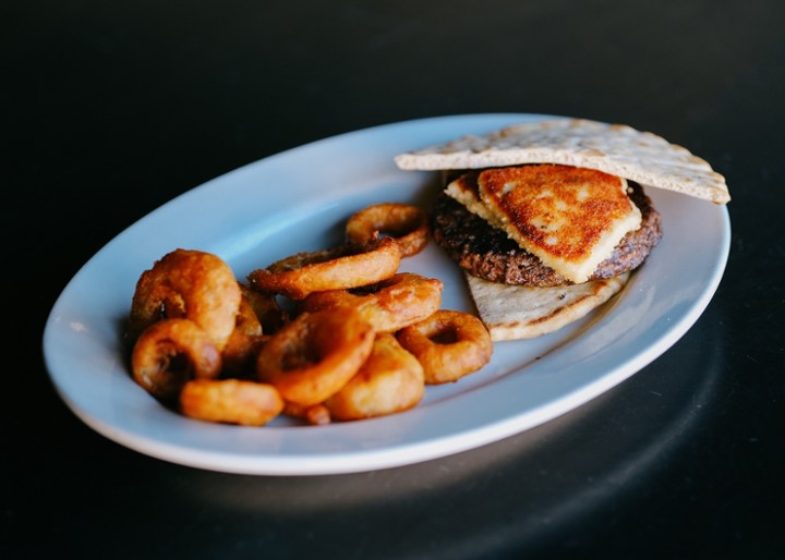 Saganaki Burger