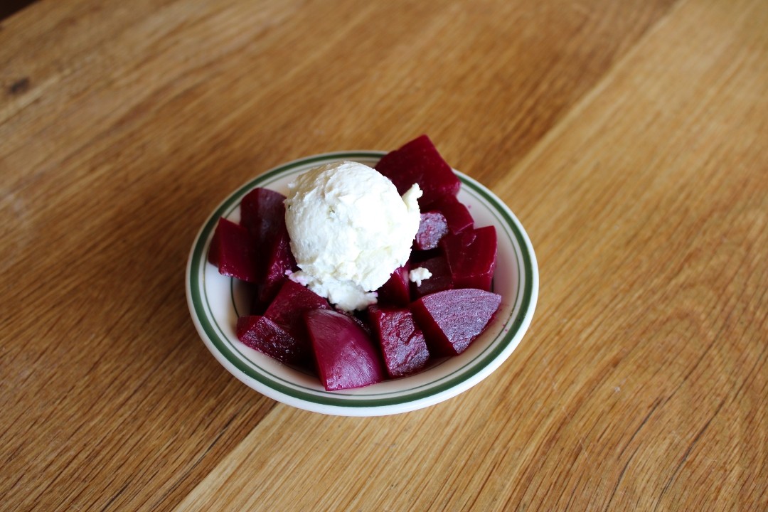 Beets & Goat Cheese.