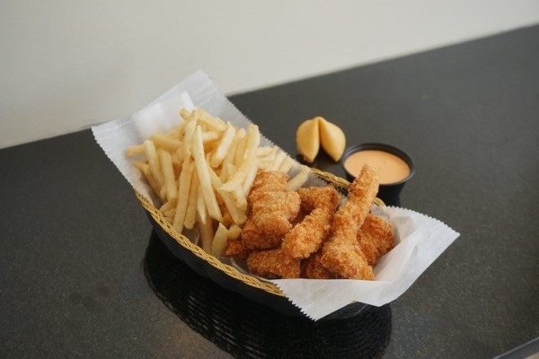 Chicken nuggets and fries