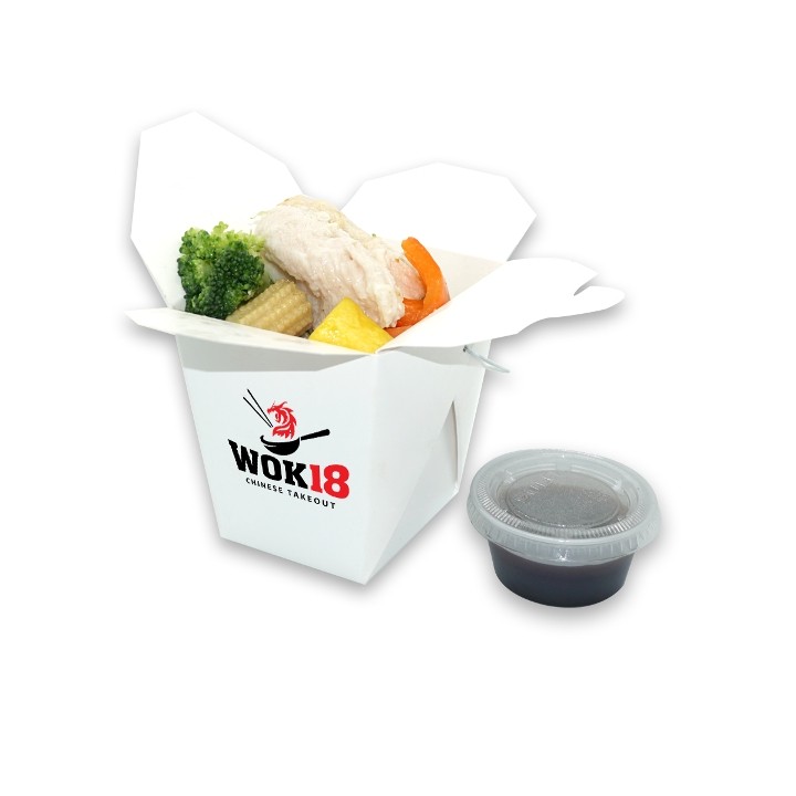 Steamed Chicken mixed vegetables