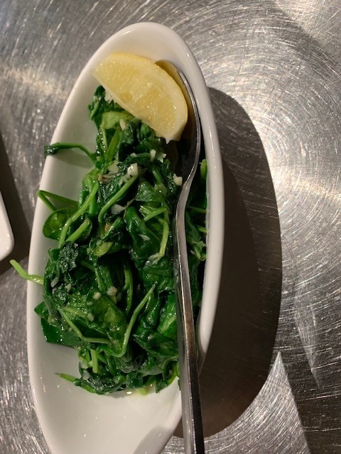 Sautéd Spinach with Garlic
