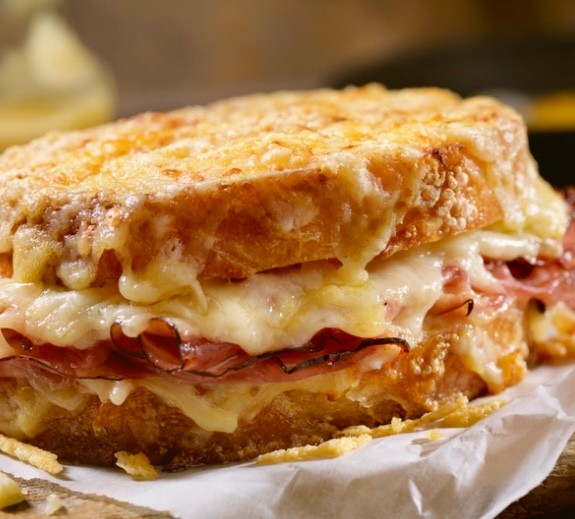 Prosciutto Grilled Cheese---