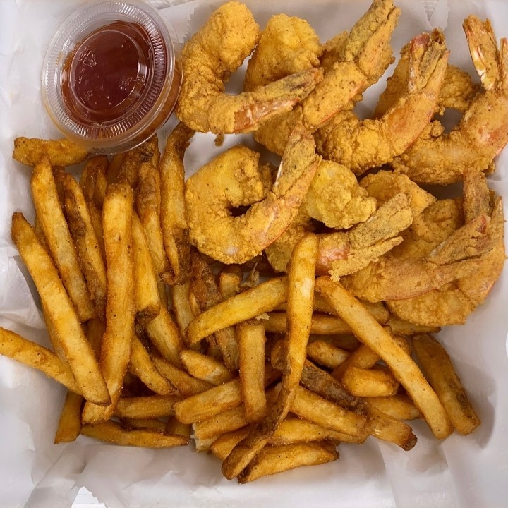 Combo #3: 8pc Shrimp & Fries