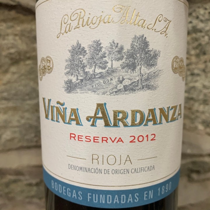 La Rioja Alta Viña Ardanza Reserva 2017