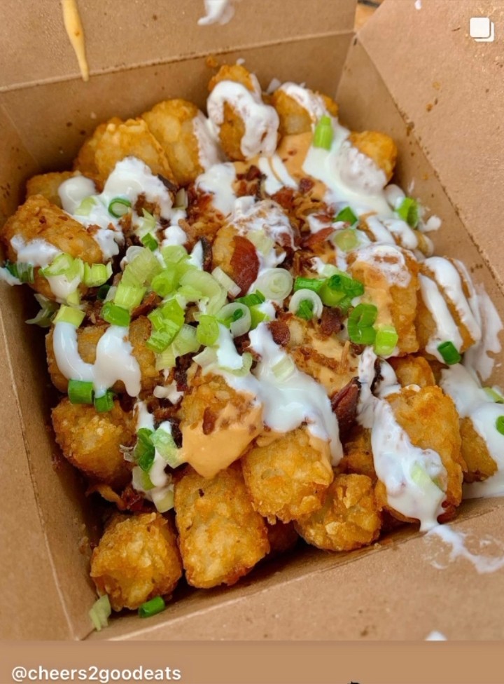 Nacho Tots with "The Works"