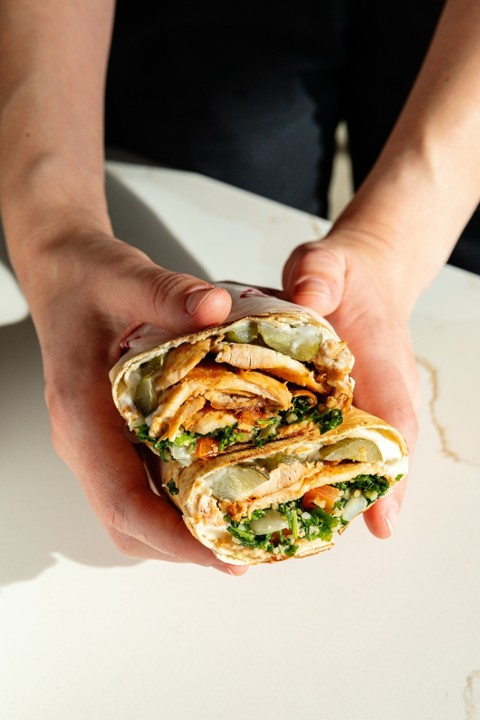 Chick Shawarma & Tabbouli Sandwich