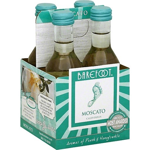 Barefoot Mascato 4-Pack Bottles