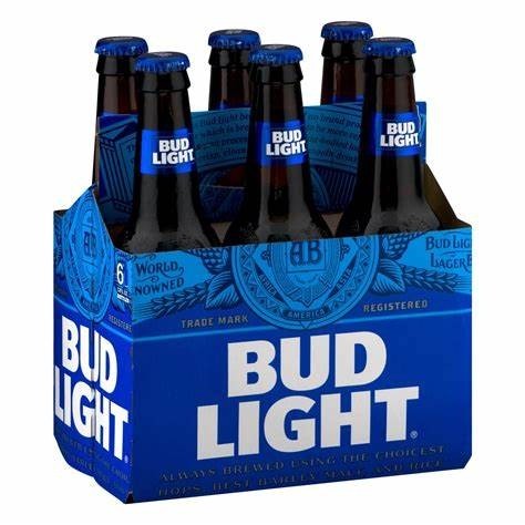 Bud Light 6-Pack Bottles