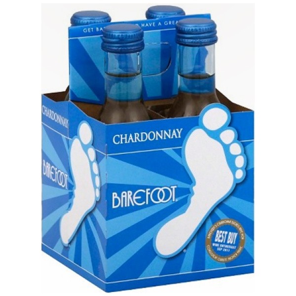 Barefoot Chardonnay 4-Pack Bottles