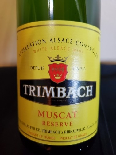 Trimbach Muscat Reserve, Alsace, France 2015