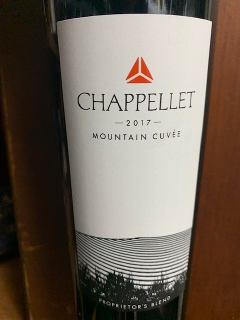 Chappellet Mt. Cuvee, Napa Valley, California 2016