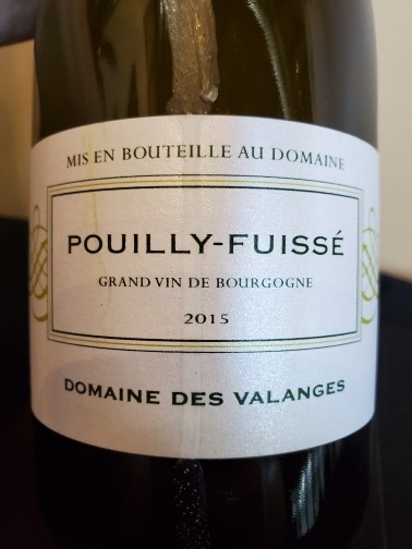 Domaine Des Valanges, Pouilly-Fuisse, Burgundy 2015