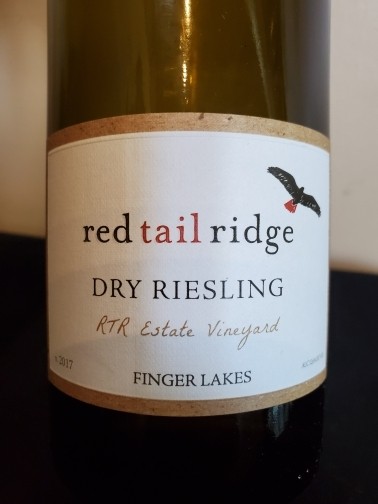 Red Tail Ridge Dry Riesling, Finger Lakes, NY 2017