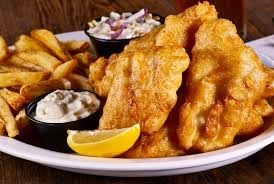 4 Piece Fish and Chips (Fries)