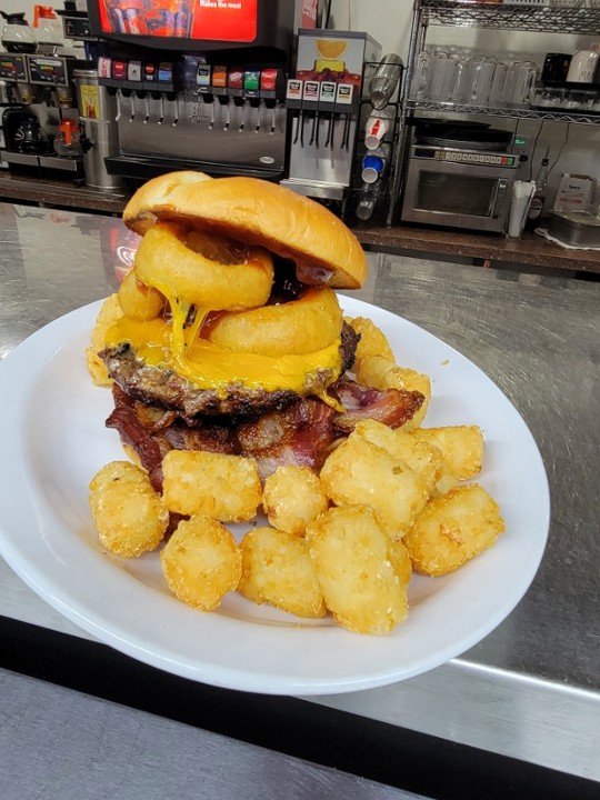 1/2 lb John Wayne Western Burger