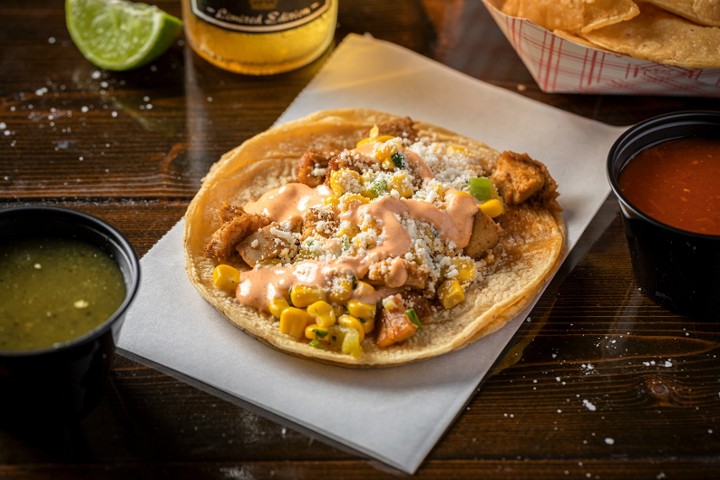 Street Corn Chicken Taco