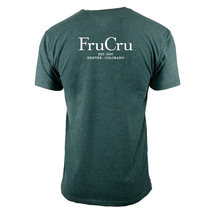 Men's Forest 'Meat & Cheese/Fru Cru' T-Shirt - MEDIUM