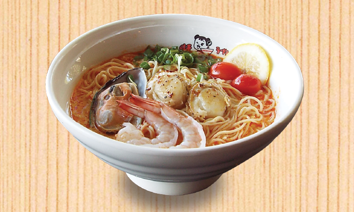 41) Tom Yum Seafood Ramen