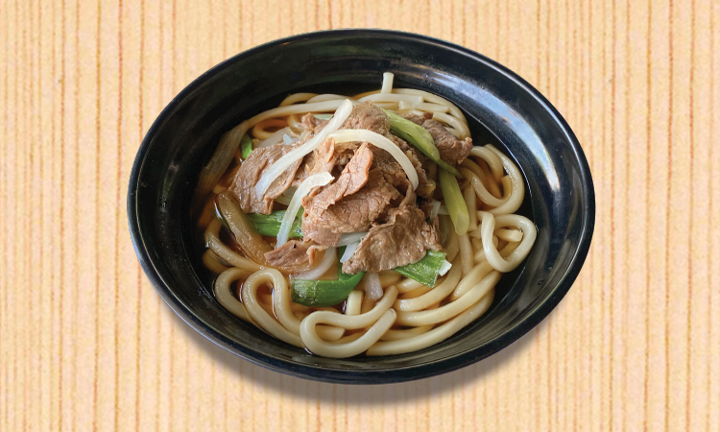 80) Beef Udon