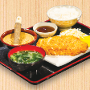 105) Pork Cutlet Rice Set  炸豬排定食