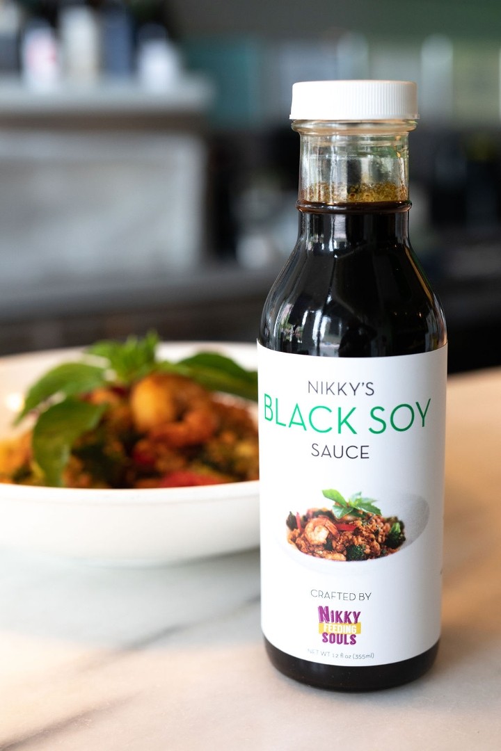 Bottle of Black Soy Sauce