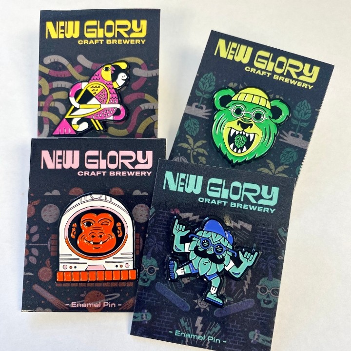 New Glory Pins 4-Pack
