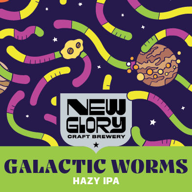 Galactic Worms Hazy IPA 32oz