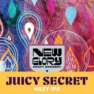 Juicy Secret Hazy IPA 32oz Crowler