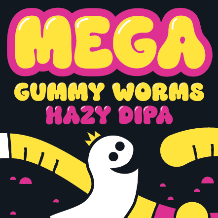 Mega Gummy Worms Keg 1/6 bbl