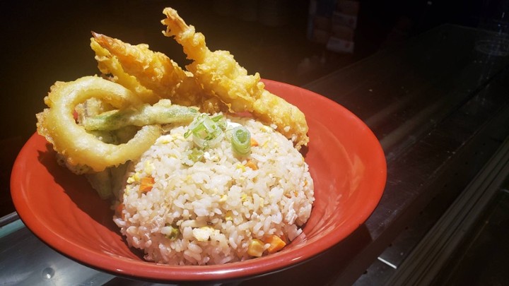 FRIED RICE TEMPURA BOWL