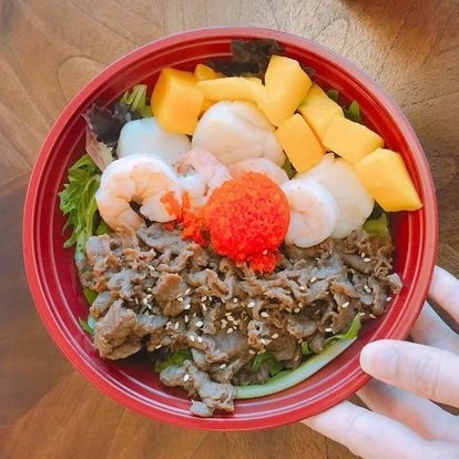 Wasabi Shrimp and Scallop Bowl