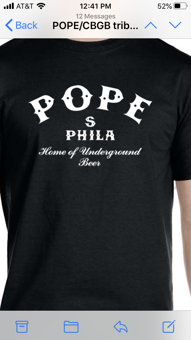 POPE T-shirts (2sided)