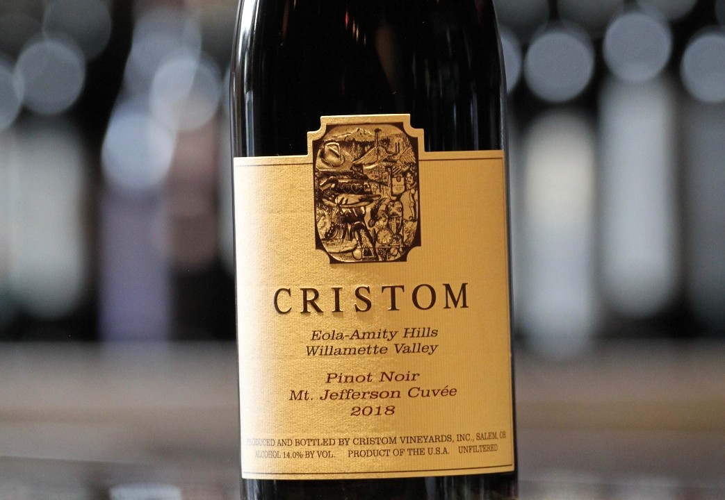 2018 Cristom Mt Jefferson Oregon Pinot Noir